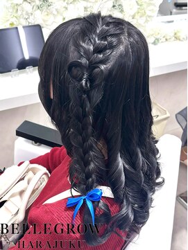 ハートの編みたらし