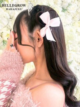 ゆる巻きツイン × クリスマスリボンアレンジ