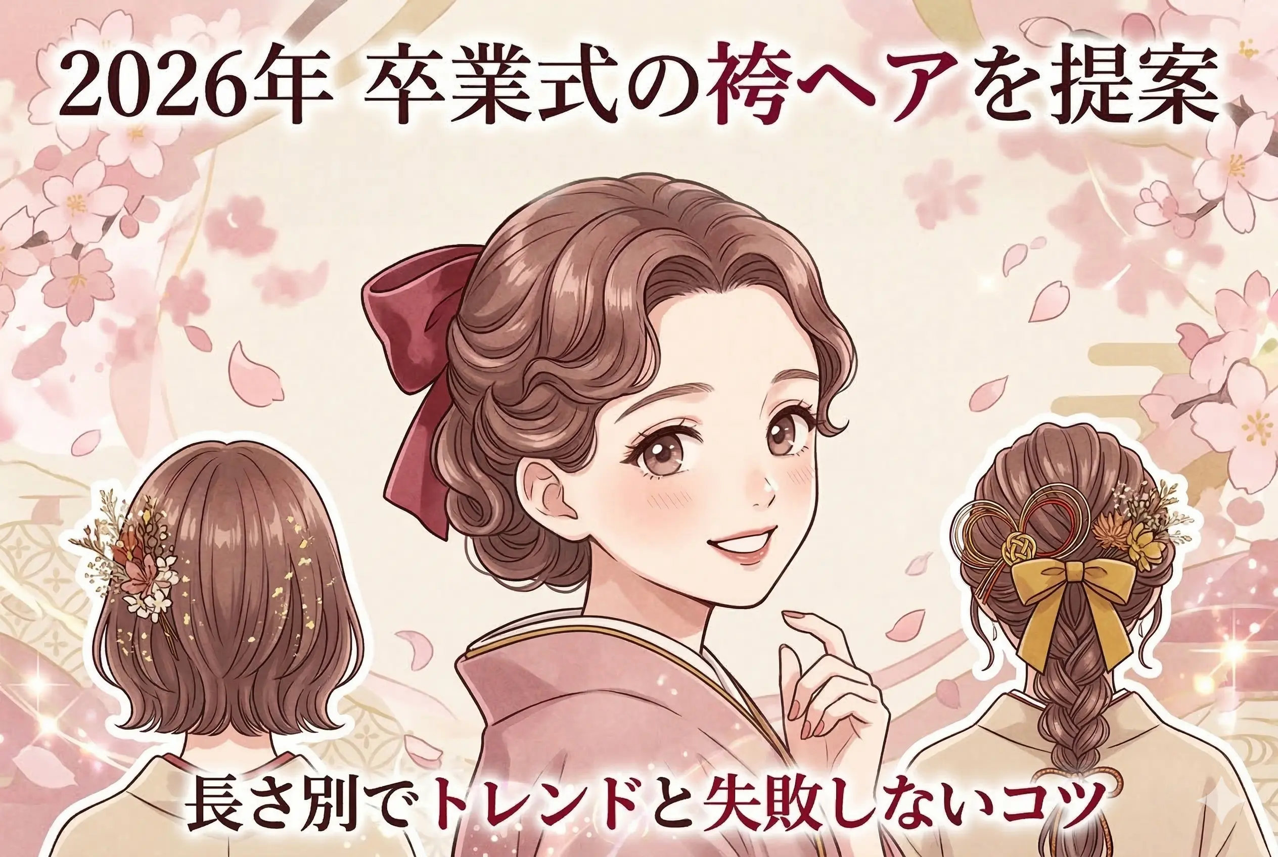 卒業式の袴に似合うヘアアレンジ完全ガイド♡写真映え&崩れにくい最強スタイル