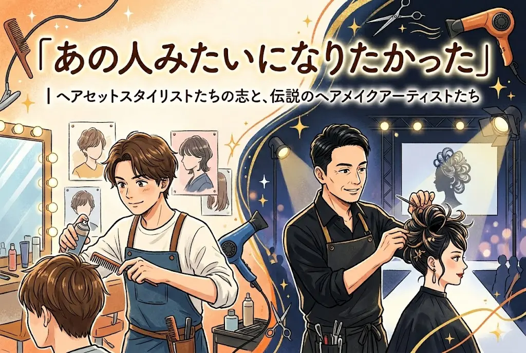 あの人みたいになりたかった」|ヘアセットスタイリストたちの志と、伝説のヘアメイクアーティストたち