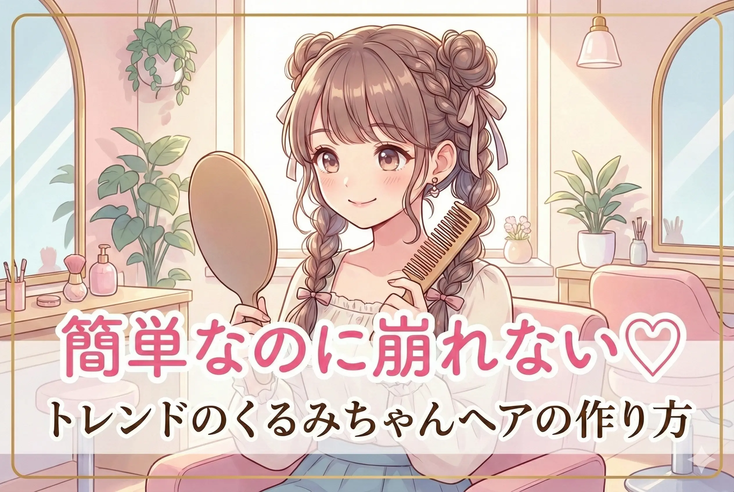 流行のくるみちゃんヘアの作り方｜簡単なのに崩れない♡セルフで失敗しがちな理由とプロ仕上げの差