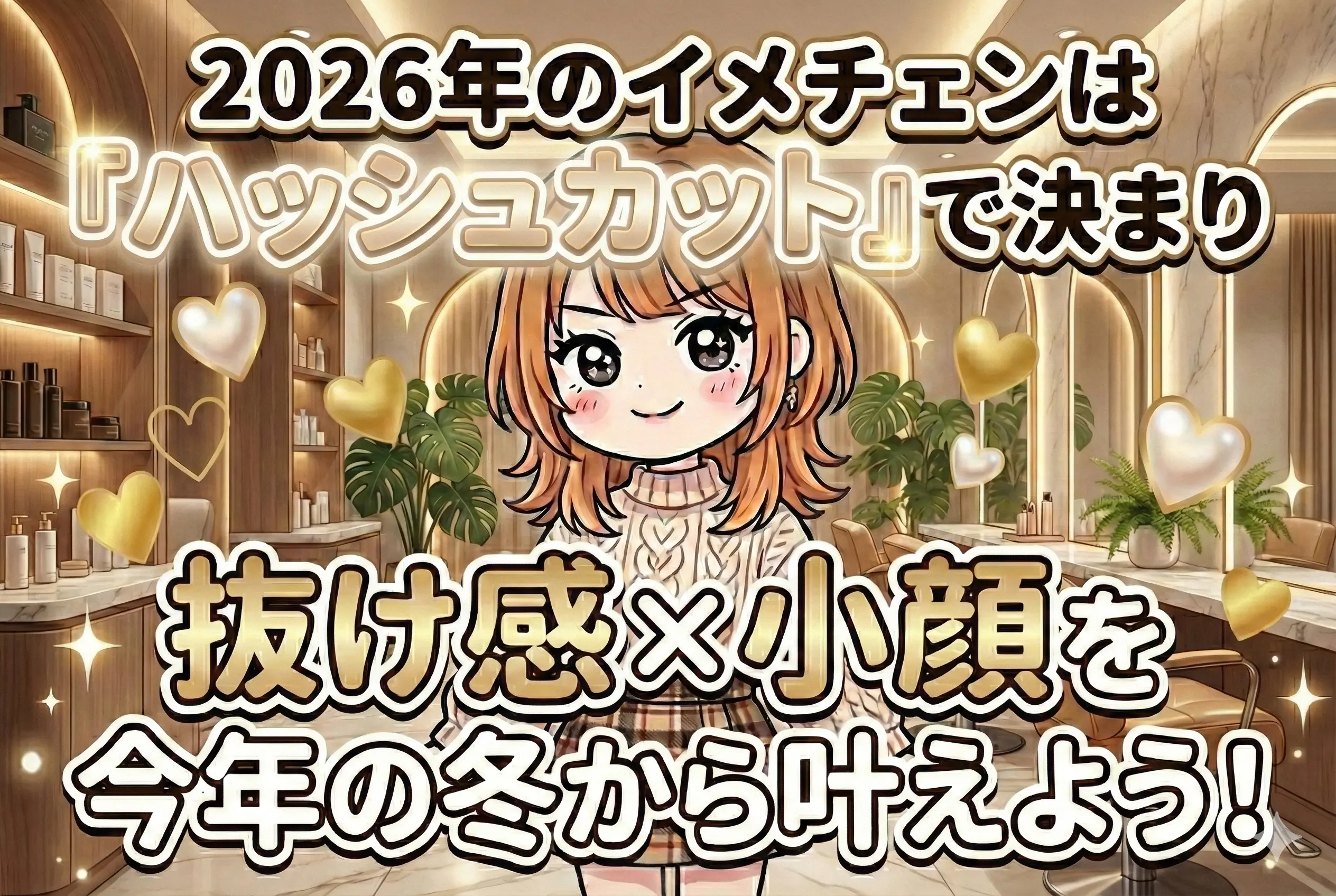 2026年は韓国ハッシュカットで垢抜けアプデ♡抜け感×小顔が叶う最旬イメチェン術