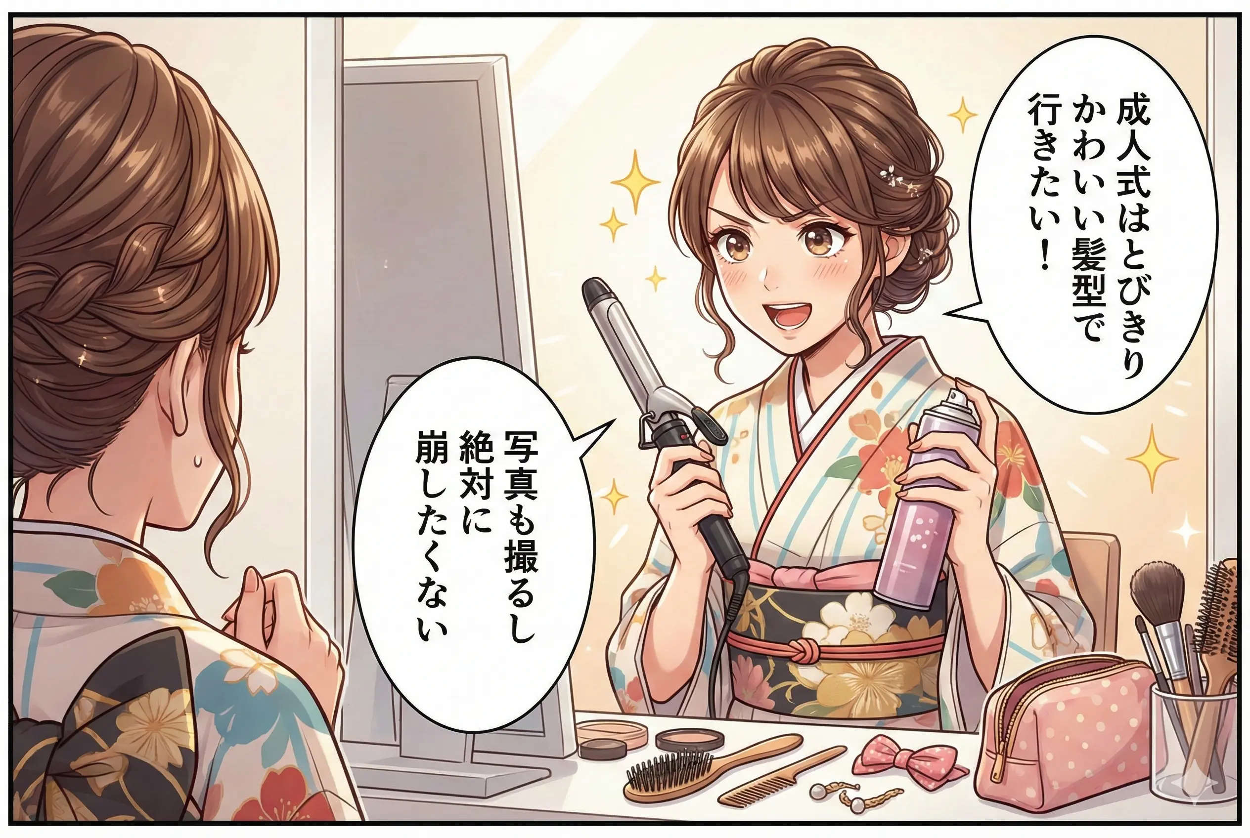 【2026年 成人式】かわいい＆崩れにくい髪型トレンド｜外でも安心なヘアセットの工夫とは？