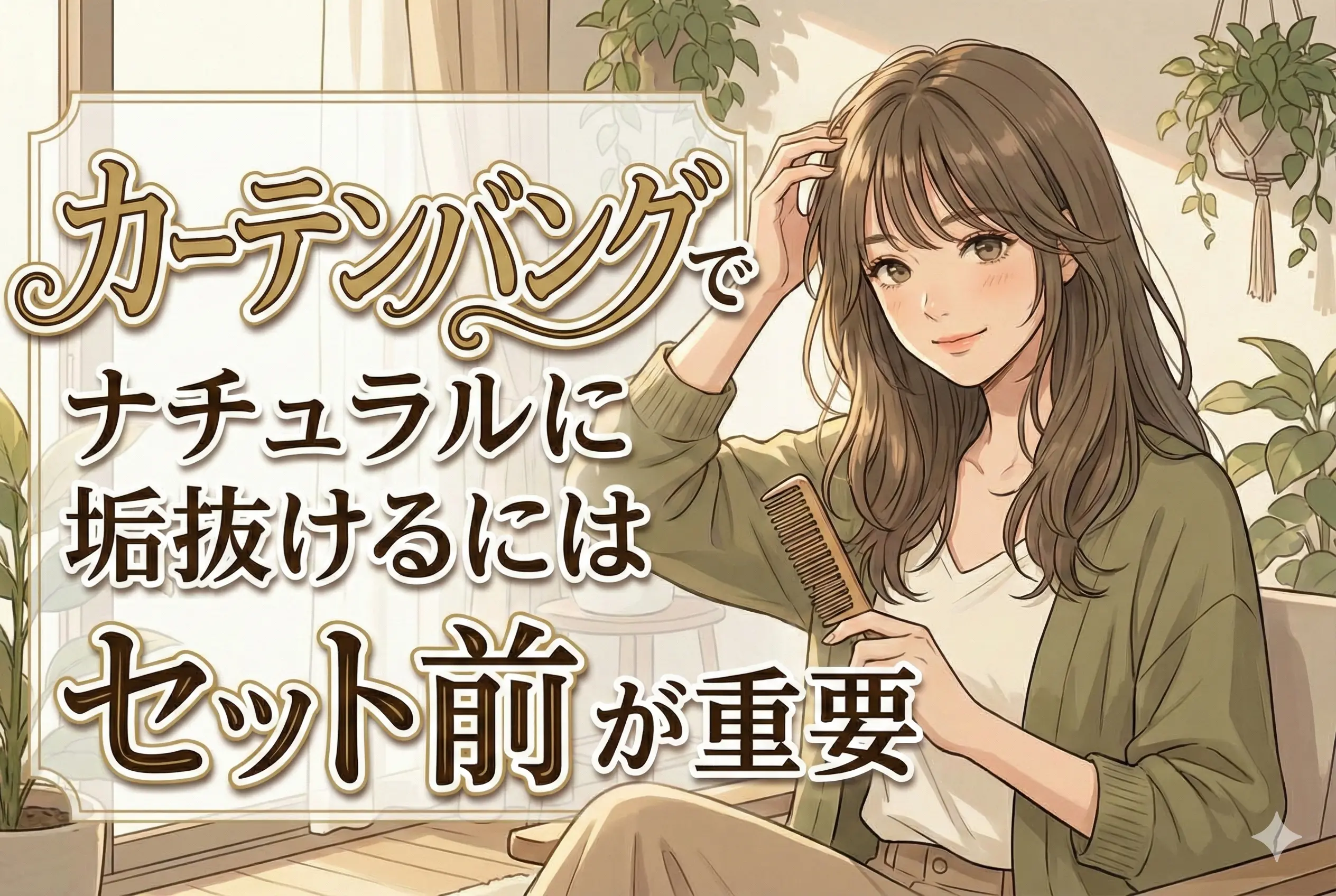 カーテンバングが垢抜けない原因は“セット前”だった｜ナチュラルに盛れる前髪の作り方