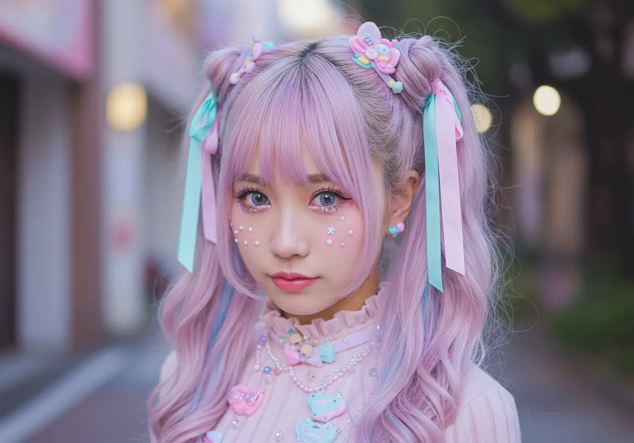推しカラーを取り入れて可愛く！イベント映えヘアの作り方
